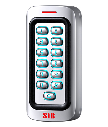 Waterproof Ice Blue KeyPad Access Control K610